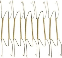 Plate Hanger Plate Dish Display Plate Hangers For The Wall Decoration- (10 Pack) (10inch/10pcs) -Peugeot Shop 51MATGiTPFL. AC