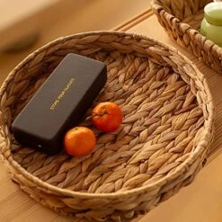 Fruit Tray Weaving By Grass, Round Bins For Vegetable, Arts And Crafts. (Large) 9 Fruit Tray Weaving By Grass, Round Bins For Vegetable, Arts And Crafts. (Large) -Peugeot Shop 51MUSuBrmjL