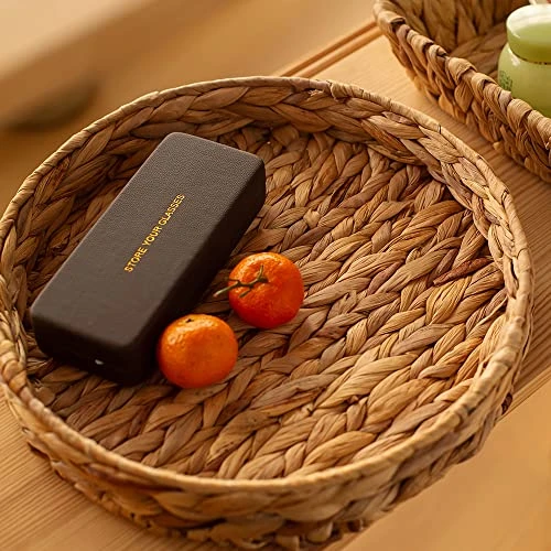 Fruit Tray Weaving By Grass, Round Bins For Vegetable, Arts And Crafts. (Large) 4 Fruit Tray Weaving By Grass, Round Bins For Vegetable, Arts And Crafts. (Large) - Image 4