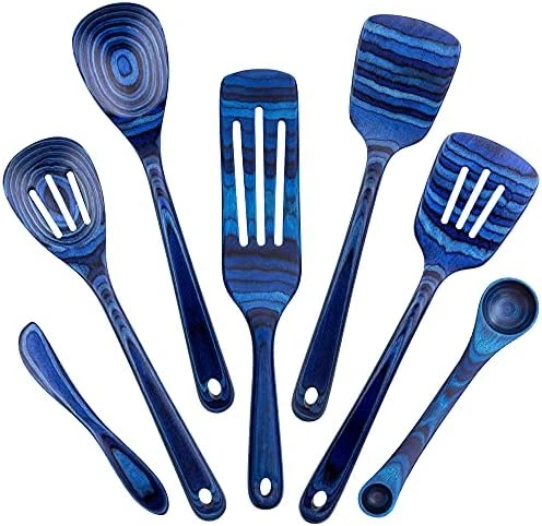 Ique Malta Collection 12-1/2" Wooden Spaghetti Spoon And Pasta Server With Teeth 9 Ique Malta Collection 12-1/2" Wooden Spaghetti Spoon And Pasta Server With Teeth - Image 9