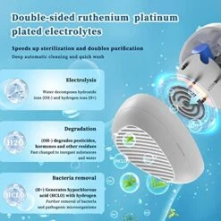 Fruit And Vegetable Washing Machine-Portable Fruit Cleaner Device-Fruit Cleaner Device In Water-Deeply Cleans Fresh Produce-for Cleaning Fruit-Vegetable-Seafood-Tableware(White) 8 Fruit And Vegetable Washing Machine-Portable Fruit Cleaner Device-Fruit Cleaner Device In Water-Deeply Cleans Fresh Produce-for Cleaning Fruit-Vegetable-Seafood-Tableware(White) -Peugeot Shop 51NIMtQEAML