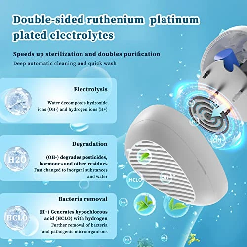 Fruit And Vegetable Washing Machine-Portable Fruit Cleaner Device-Fruit Cleaner Device In Water-Deeply Cleans Fresh Produce-for Cleaning Fruit-Vegetable-Seafood-Tableware(White) 4 Fruit And Vegetable Washing Machine-Portable Fruit Cleaner Device-Fruit Cleaner Device In Water-Deeply Cleans Fresh Produce-for Cleaning Fruit-Vegetable-Seafood-Tableware(White) - Image 4