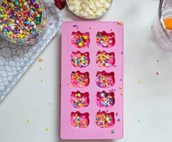 Sanrio Hello Kitty Flexible Silicone Mold Ice Cube Tray In Character Shapes | Reusable Ice Mold For Freezer -Peugeot Shop 51NLxufyQfL