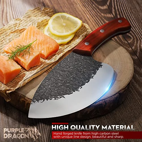 Aquatic Fish Knives Fish Fillet Knife Sharp Slaughter Fish Special Knife Seafood Professional Tool Fish Knife Kitchen Knife Hammered Forging Full Tang Carbon Steel Meat Cleaver 4 Aquatic Fish Knives Fish Fillet Knife Sharp Slaughter Fish Special Knife Seafood Professional Tool Fish Knife Kitchen Knife Hammered Forging Full Tang Carbon Steel Meat Cleaver - Image 4