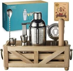 Bartender Kit, Gifts For Men, Fathers Day Cocktail Shaker Set (12.2L X 5W X 4.5H) 11 Bartender Kit, Gifts For Men, Fathers Day Cocktail Shaker Set (12.2L X 5W X 4.5H) -Peugeot Shop 51NRhGY7bjL. AC