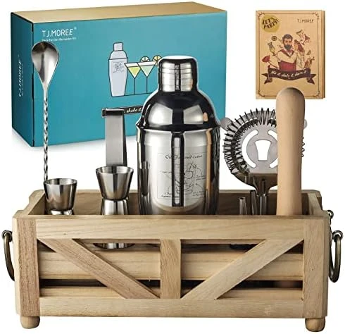 Bartender Kit, Gifts For Men, Fathers Day Cocktail Shaker Set (12.2L X 5W X 4.5H) 6 Bartender Kit, Gifts For Men, Fathers Day Cocktail Shaker Set (12.2L X 5W X 4.5H) - Image 6