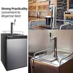 Single Tap Stainless Steel Beer Tower - LUCKEG Brand 3 Inch Draft Beer Tap Tower With Single Beer Faucet For Home Brewing -Peugeot Shop 51NXvmthVJL