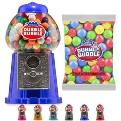 Gumball Machine For Kids 8.5" - Coin Operated Bubble Gum Machine And Toy Bank - Candy Machine Dispenser Includes 85 Gum Balls - Great Candy Dispenser Machine Gift Toys For Girls And Boys - 8.5" (Red) -Peugeot Shop 51NbOqf8WPL