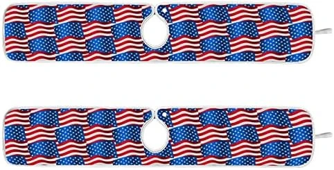 2 Pack Kitchen Faucet Mat Absorbent Washable Sink Splash Guard Faucet Drip Drying Mat Bar Countertop Water Catcher Mat Large 30x5 Inch American Flag Wave 6 2 Pack Kitchen Faucet Mat Absorbent Washable Sink Splash Guard Faucet Drip Drying Mat Bar Countertop Water Catcher Mat Large 30x5 Inch American Flag Wave - Image 6