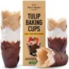 ’s Signature Tulip Baking Paper Cupcake & Muffin Liners Pack Of 150 | Grease Resistant Wrappers – Will Not Curl Or Burn – Comes In Convenient Packaging