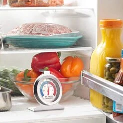 WellBridal Refrigerator Thermometers Classic Series Large Dial Thermometer (2 Pack,Freezer/Refrigerator) -Peugeot Shop 51NzRV0r8FL