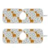 Kcldeci 2 Pack Faucet Mat Splash Guard For Kitchen Sink,Cartoon Summer Giraffes 14x5 Inch Faucet Handle Drip Catcher Tray Absorbent Mat Fast Dry Mat For Kitchen, Bathroom