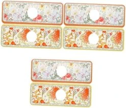 Zerodeko 8 Pcs Absorbent Pad Sink Draining Mat Microfiber Dish Mat Drainage Mat Sink Water Catcher Mat Non- Faucet Drip Catcher Faucet Absorbent Mats Diatom Mud Washable Splash Pad -Peugeot Shop 51OQVrDWFL. AC