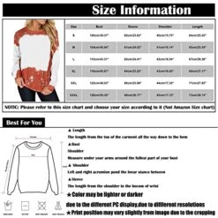 Womens Causal Loose Crewneck Cute Plus Size Sweatshirts Long Sleeve Fashion Christmas Print Pullover Top Streetwear -Peugeot Shop 51Ohf3lNJ8L