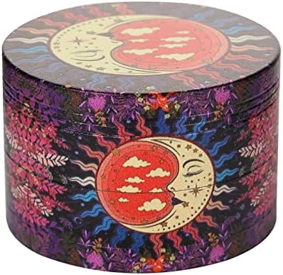 GENERIC Large Grinder, 2.5inch Boho Life Tree Sun And Moon Grinder 7 GENERIC Large Grinder, 2.5inch Boho Life Tree Sun And Moon Grinder - Image 7