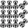 12Pcs Black Fridge Magnet Refrigerator Magnets, Whiteboard Magnets, Fridge Magnets Adults, Magnets Fridge, Small Strong Magnets For Whiteboard, Locker, Map, Kitchen, Office, School