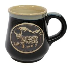 Stoneware Piping Hot Mug Featuring A Highland Cow Coo