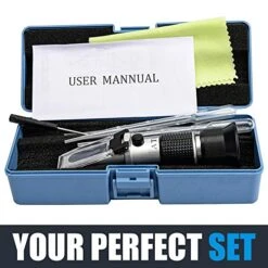 SMARTSMITH Alcohol Refractometer For Spirit Alcohol Volume Percent Measurement With Automatic Temperature Compensation (ATC), Range 0-80% V/v.Alcohol Refractometer For Spirit Alcohol Volume Percent 20 SMARTSMITH Alcohol Refractometer For Spirit Alcohol Volume Percent Measurement With Automatic Temperature Compensation (ATC), Range 0-80% V/v.Alcohol Refractometer For Spirit Alcohol Volume Percent -Peugeot Shop 51PDnx0eLpL