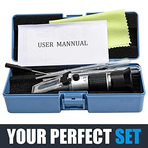 SMARTSMITH Alcohol Refractometer For Spirit Alcohol Volume Percent Measurement With Automatic Temperature Compensation (ATC), Range 0-80% V/v.Alcohol Refractometer For Spirit Alcohol Volume Percent 6 SMARTSMITH Alcohol Refractometer For Spirit Alcohol Volume Percent Measurement With Automatic Temperature Compensation (ATC), Range 0-80% V/v.Alcohol Refractometer For Spirit Alcohol Volume Percent - Image 6
