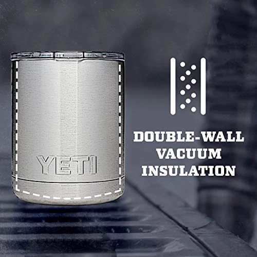 Yeti Rambler 10 Oz Lowball, Vacuum Insulated, Stainless Steel With Standard Lid 2 Yeti Rambler 10 Oz Lowball, Vacuum Insulated, Stainless Steel With Standard Lid - Image 2
