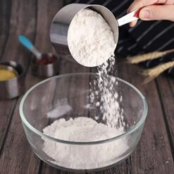 Measuring Cups And Spoons Stainless Steel Set Of 19 Includes 18 Stainless Steel Measuring Cups And Spoons And 1 Leveler Set Liquid Or Dry Measuring Cup And Spoon Set For Dry And Liquid Ingredient -Peugeot Shop 51PIGx5f6XL