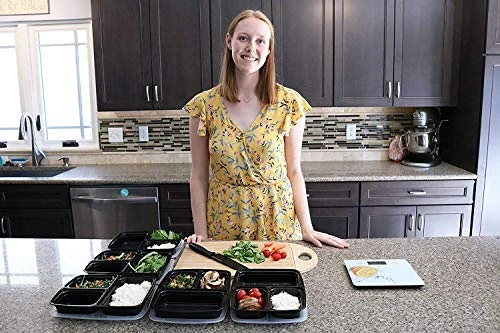 Prep Container Chef Kitchen Scale - Digital Food Scale. Nutrition Scale For Weight Loss, Baking, Meal Prep, And Keto Diet. User-Friendly Design,eliminates Multiple Measuring Cups & Spoons. 4 Prep Container Chef Kitchen Scale - Digital Food Scale. Nutrition Scale For Weight Loss, Baking, Meal Prep, And Keto Diet. User-Friendly Design,eliminates Multiple Measuring Cups & Spoons. - Image 4