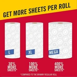 ® Paper Towels, 1 Mega Roll = 4 Regular Rolls, Pick-A-Size Sheets -Peugeot Shop 51PvSmuXMhL