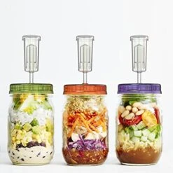 Of Plenty BPA-Free, Clear Fermentation Lids | 4-Pack | For Making Sauerkraut In Wide Mouth Mason Jars | Includes Instructions, Recipe And Gift Box For Storage… (Clear) 10 Of Plenty BPA-Free, Clear Fermentation Lids | 4-Pack | For Making Sauerkraut In Wide Mouth Mason Jars | Includes Instructions, Recipe And Gift Box For Storage… (Clear) -Peugeot Shop 51Q0HxeEbZL