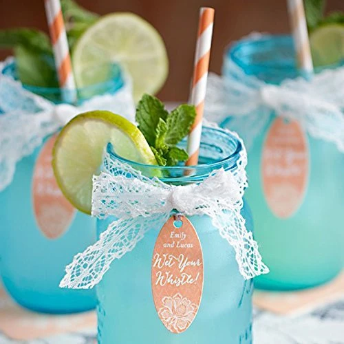 Stripe Paper Straws - Party Supply - Orange White - 7.75 Inches - Pack Of 100 - Outside The Box Papers Brand 5 Stripe Paper Straws - Party Supply - Orange White - 7.75 Inches - Pack Of 100 - Outside The Box Papers Brand - Image 5