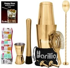 Ston Shaker Cocktail Shaker Set | Professional Bartender Kit With Weighted Martini Mixer, Hawthorne Strainer, Jigger, Mojito Muddler, Mixing Spoon & 2 Liquor Pourers…… 15 Ston Shaker Cocktail Shaker Set | Professional Bartender Kit With Weighted Martini Mixer, Hawthorne Strainer, Jigger, Mojito Muddler, Mixing Spoon & 2 Liquor Pourers…… -Peugeot Shop 51QBnUZ44CL. AC
