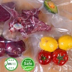 6 Pack 8"x20'(3Rolls) And11"x20'(3Rolls) Food Vacuum Sealer Bags Rolls With BPA Free,Heavy Duty,Great For Sous Vide And Vac Seal Storage -Peugeot Shop 51QGSTHdKvL