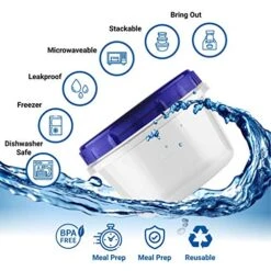 Twist Top Food Deli Containers Screw And Seal Lid 16 Oz Stackable Reusable Plastic Storage Container 12 Pack. 11 Twist Top Food Deli Containers Screw And Seal Lid 16 Oz Stackable Reusable Plastic Storage Container 12 Pack. -Peugeot Shop 51QRFWF9yjL