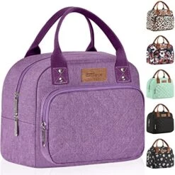 HOMESPON Lunch Bag For Woman Man Insulated Lunch Box Tote Bag For Work Picnic Or Travel -Peugeot Shop 51QXCnKjhRL. AC