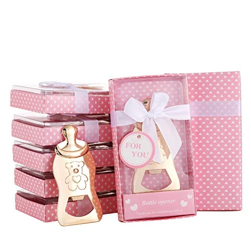 Ack Of 16 Bottle Opener Boy Baby Shower Party Favor Bottle Shaped Bottle Opener Baby Shower Return Gifts For Guest Wedding Party Souvenir Birthday Bridal Shower (Pink Bear, 16) 4 Ack Of 16 Bottle Opener Boy Baby Shower Party Favor Bottle Shaped Bottle Opener Baby Shower Return Gifts For Guest Wedding Party Souvenir Birthday Bridal Shower (Pink Bear, 16) - Image 4