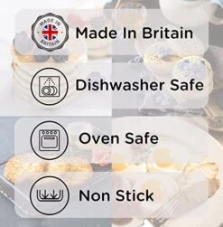 English Muffin Rings 3.5" - Non Stick Crumpet Rings For Fluffy Muffins - Set Of 4 Metal Baking Rings Set - Egg Ring Molds For Baking - No Leak Sturdy Egg Ring Set - Made In The UK -Peugeot Shop 51QdOlPQcVL