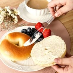 [100 Count] Heavy Duty Plastic Knives, Premium Disposable Knives, Durable Plastic Cutlery For For Parties, Picnics, Big Event, Daily Use - Heat Resistant & BPA Free - Clear -Peugeot Shop 51RLSEA4A7L