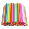 200 PCS Jumbo Smoothie Straws, Colorful Disposable Plastic Large Wide-mouthed Milkshake Straw (0.43" Diameter And 8.2" Long)