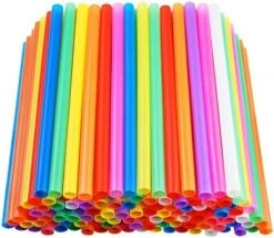 200 PCS Jumbo Smoothie Straws, Colorful Disposable Plastic Large Wide-mouthed Milkshake Straw (0.43" Diameter And 8.2" Long) 12 200 PCS Jumbo Smoothie Straws, Colorful Disposable Plastic Large Wide-mouthed Milkshake Straw (0.43" Diameter And 8.2" Long) -Peugeot Shop 51RLSnoDigL. AC