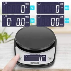 KS2000 Oval Digital Display 5 KG / 11 LB Kitchen Scales With Clear Mixing Bowl And 2 Years FREE Warranty -Peugeot Shop 51RN0A31w3L