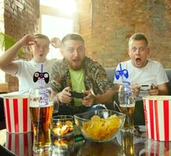 Video Game Party Favor Supplies 24pcs Video Game Straws Reusable Video Game Plastic Straws For Video Game Party Supplies Favors Birthday Party Decorations -Peugeot Shop 51RWoNaMZCL