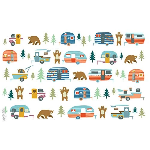 Tervis Made In USA Double Walled Trailer Bears Insulated Tumbler Cup Keeps Drinks Cold & Hot, 16oz, Clear 1 Tervis Made In USA Double Walled Trailer Bears Insulated Tumbler Cup Keeps Drinks Cold & Hot, 16oz, Clear