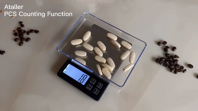 Digital Kitchen Scale, USB Rechargeable Multifunction Food Scales, High Precision 0.1g Pocket Jewelry Scale With Backlit LCD Display, Tray, Auto Off 5 Digital Kitchen Scale, USB Rechargeable Multifunction Food Scales, High Precision 0.1g Pocket Jewelry Scale With Backlit LCD Display, Tray, Auto Off - Image 5