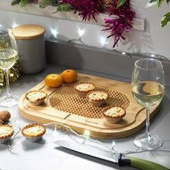 Salter BW07271 Bamboo Carving Board, 40 Cm X 30 Cm, Five Year Guarantee -Peugeot Shop 51RmjqAHvEL