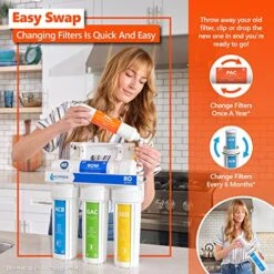 Xpress Water – 1 Year Reverse Osmosis System Filter Set – 11 Filters With 100 GPD RO Membrane, Carbon GAC ACB PAC, Sediment SED, Alkaline, And UV Filters – 10 Inch Size Replacement Water Filters 15 Xpress Water – 1 Year Reverse Osmosis System Filter Set – 11 Filters With 100 GPD RO Membrane, Carbon GAC ACB PAC, Sediment SED, Alkaline, And UV Filters – 10 Inch Size Replacement Water Filters -Peugeot Shop 51RrRqiXvvL 1