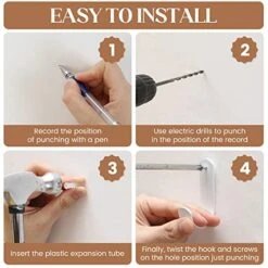 Hanging Fruit Baskets For Kitchen - 3 Pack Boho Wall Hanging Basket With 6 Pcs Strong Hooks, Handwoven Hanging Holder Teardrop Home Produce Basket For Fruits Vegetable Potato Onion Storage (White) 11 Hanging Fruit Baskets For Kitchen - 3 Pack Boho Wall Hanging Basket With 6 Pcs Strong Hooks, Handwoven Hanging Holder Teardrop Home Produce Basket For Fruits Vegetable Potato Onion Storage (White) -Peugeot Shop 51S1VzqKi4L