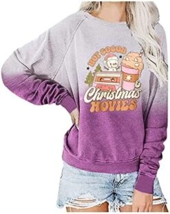 Pullover Sweatshirts For Women Fall Long Sleeve Crew Neck Christmas Print Plus Size Sweatshirts Pullover Top Fall 16 Pullover Sweatshirts For Women Fall Long Sleeve Crew Neck Christmas Print Plus Size Sweatshirts Pullover Top Fall -Peugeot Shop 51S1bT69kL. AC