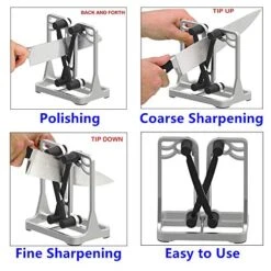 Knife Sharpener - Upgrade Made Of Full Metal Bracket - Sharpens, Hones, Polishes Beveled Blades, Standard Blades, Chef's Knives - Safe, Easy To Use Kitchen Tools By Ehoyal 7 Knife Sharpener - Upgrade Made Of Full Metal Bracket - Sharpens, Hones, Polishes Beveled Blades, Standard Blades, Chef's Knives - Safe, Easy To Use Kitchen Tools By Ehoyal -Peugeot Shop 51S4KOIKUrL