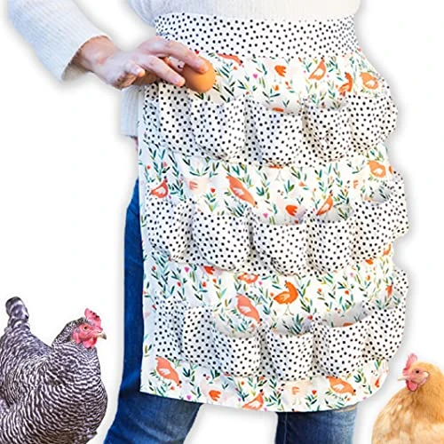 Egg Apron For Fresh Eggs, Egg Collecting Apron With 18 Deep Pockets, Chicken Egg Apron For Women, Egg Gathering Apron 6 Egg Apron For Fresh Eggs, Egg Collecting Apron With 18 Deep Pockets, Chicken Egg Apron For Women, Egg Gathering Apron - Image 6