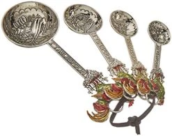 MSRNG SPNS 4PCSET,ZI Rooster Measuring Spoons