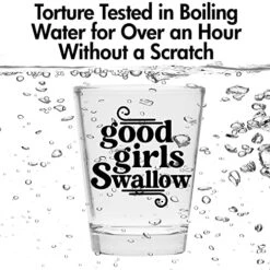 Good Girls Swallow Shot Glass - Funny Shot Glass - Makes A Funny Gift For Women And Hilarious Bachelorette Party Shot Glasses Funny Gift - Cute Shot Glasses Gift -Peugeot Shop 51SLjR9d0YL